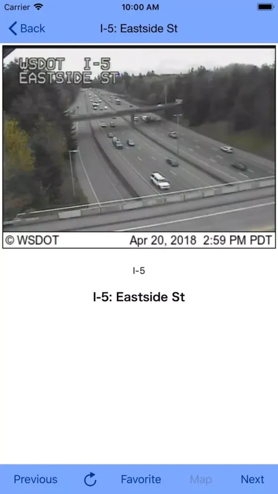 Tangkapan skrin Seattle Traffic Cam