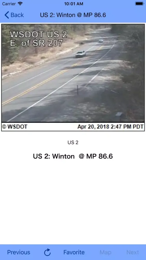 Tangkapan skrin Seattle Traffic Cam