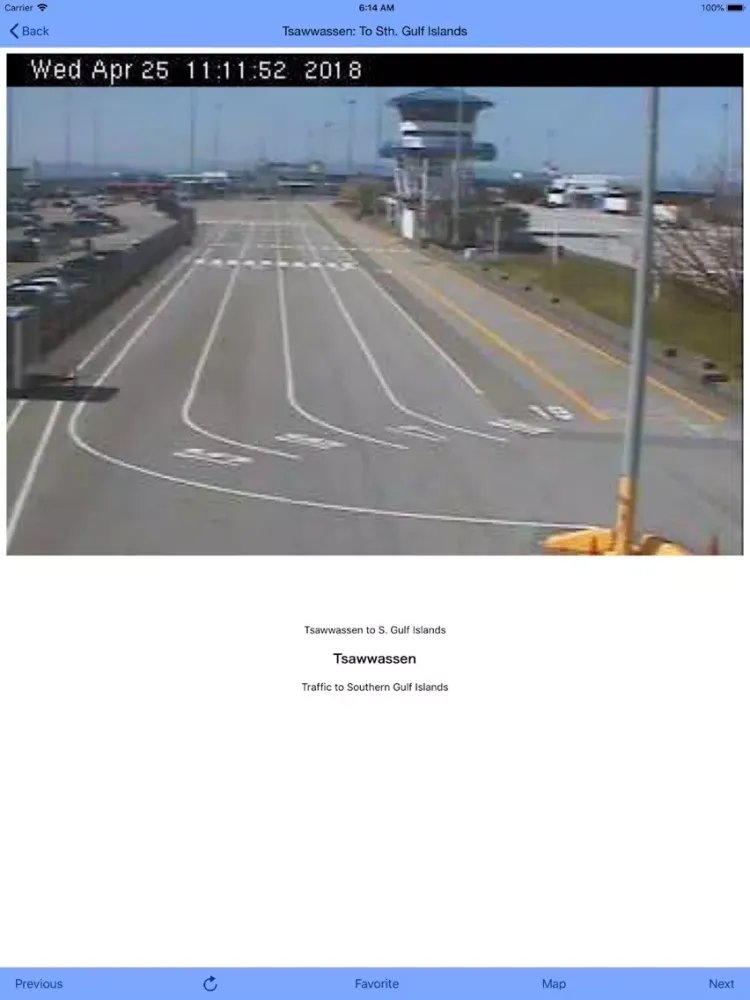BC Ferries Cam iPad  スクリーンショット