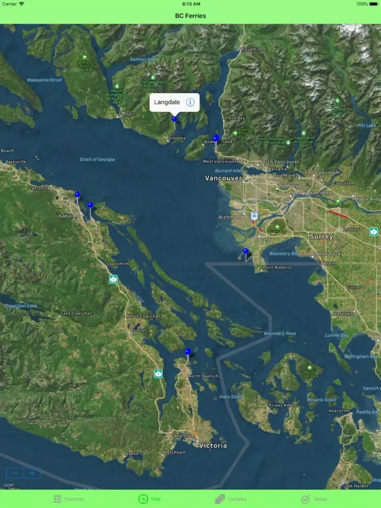 BC Ferries Cam iPad  スクリーンショット