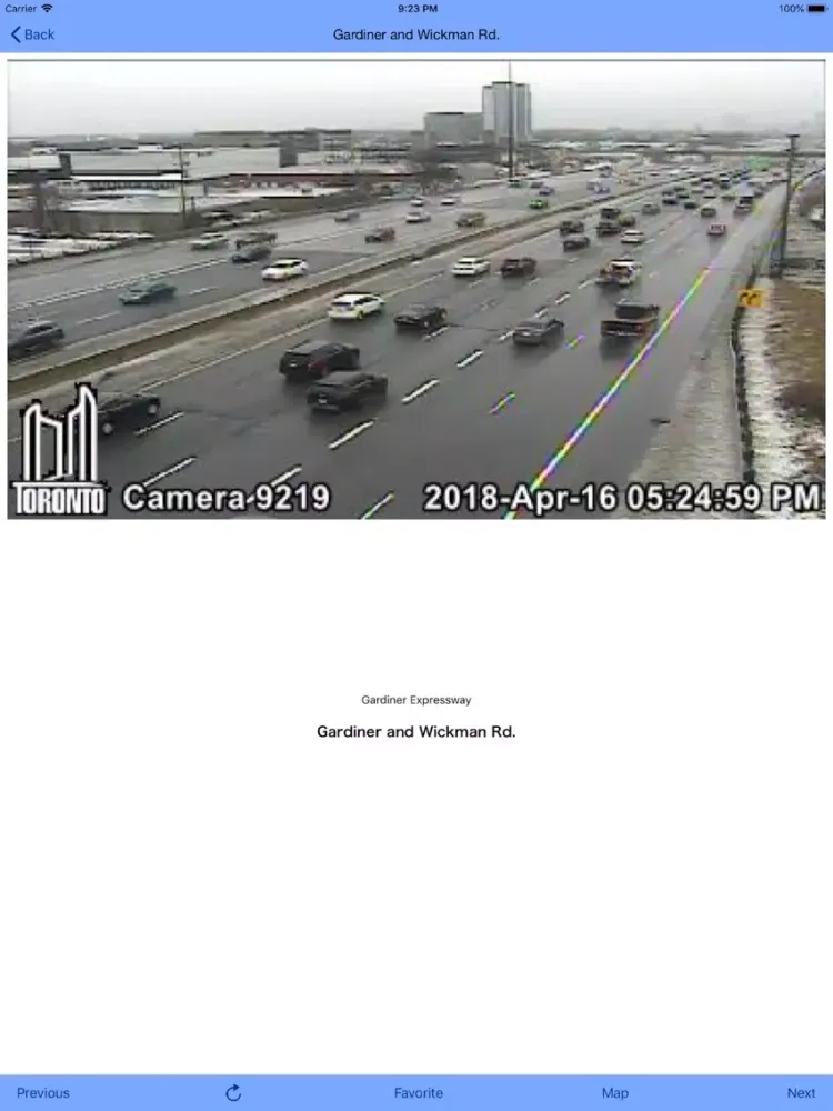 Toronto Traffic Cam iPad  Ekran Görüntüleri