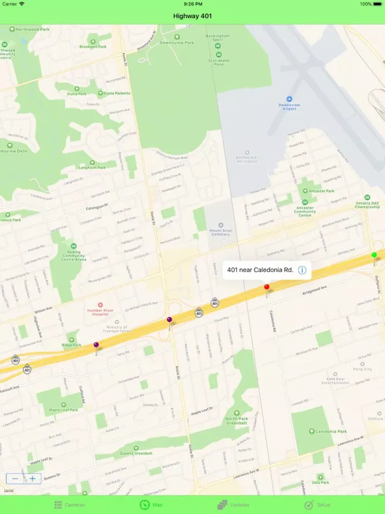 Toronto Traffic Cam iPad  Ekran Görüntüleri