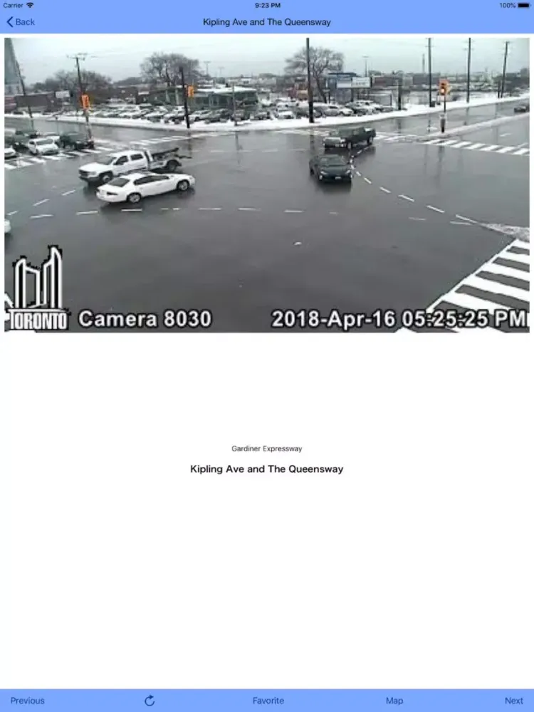 Toronto Traffic Cam iPad  Ekran Görüntüleri