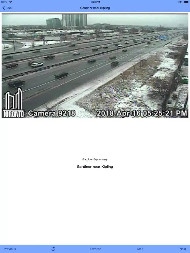 Toronto Traffic Cam iPad  Ekran Görüntüleri