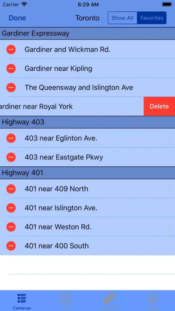 Toronto Traffic Cam Ekran Görüntüleri