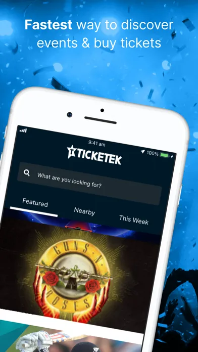 Screenshot di Ticketek NZ