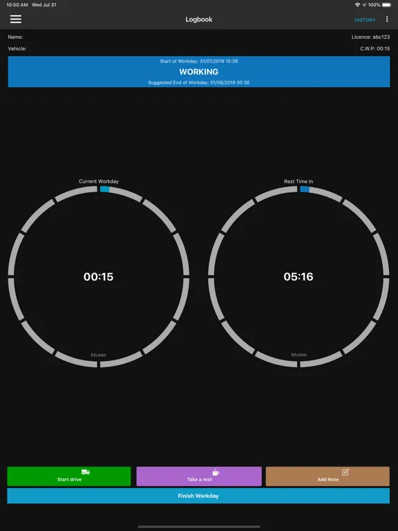 TrackIt NZ iPad  स्क्रीनशॉट
