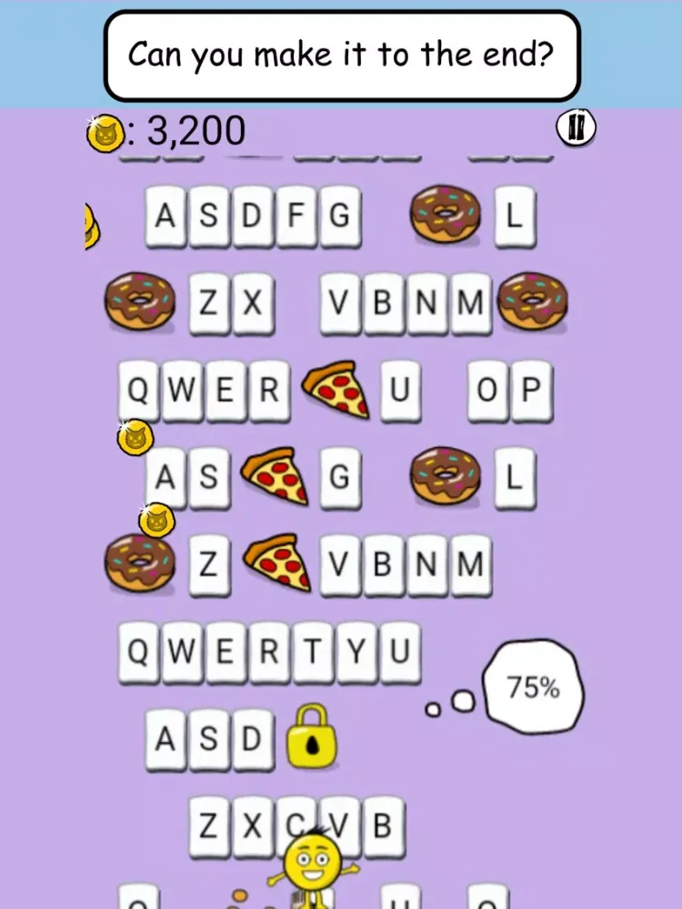 Screenshot di Emoji Game - Tap, jump, find food... and don't die iPad 