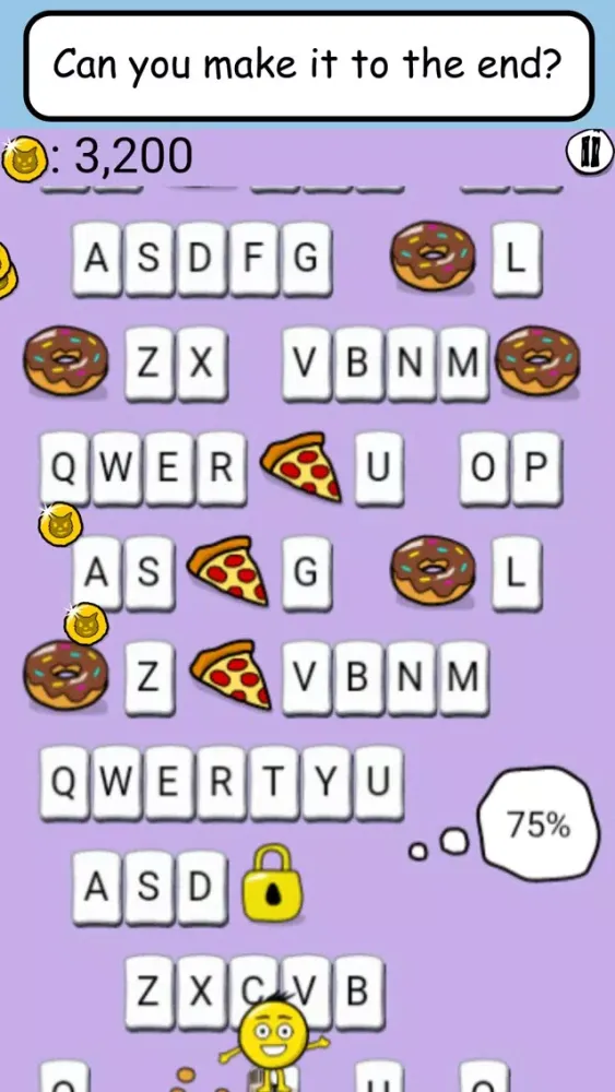 Screenshot di Emoji Game - Tap, jump, find food... and don't die