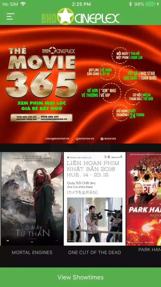 BHD Star Cineplex Vietnam Ekran Görüntüleri
