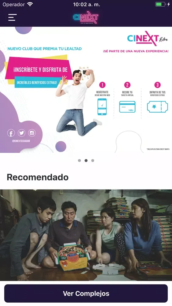 Capturas de pantalla de Cinext