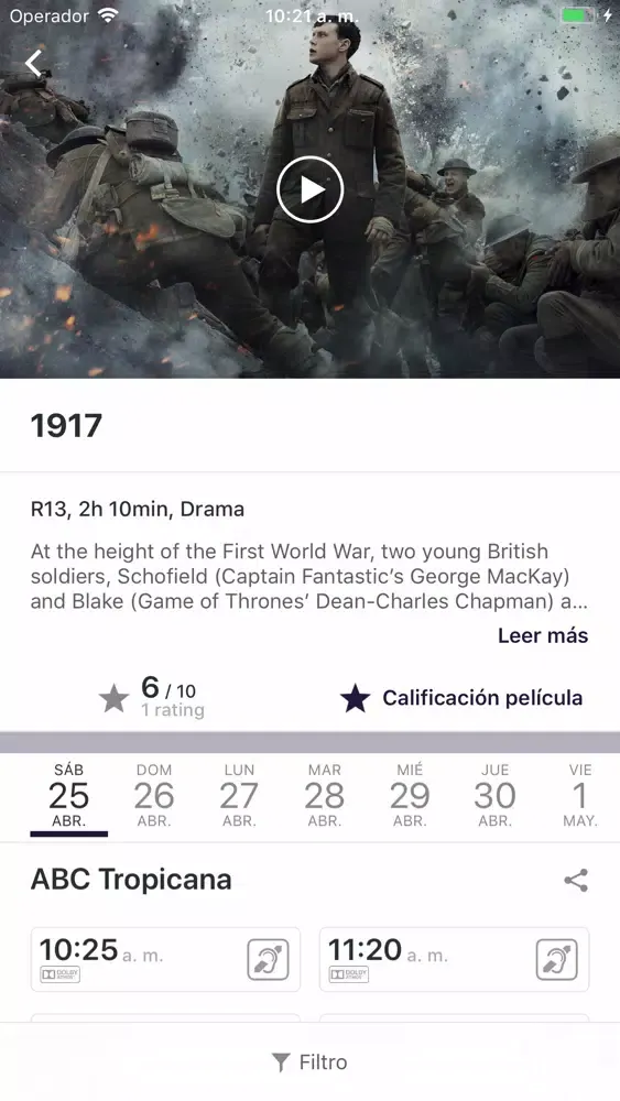 Capturas de pantalla de Cinext