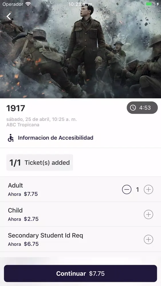 Capturas de pantalla de Cinext