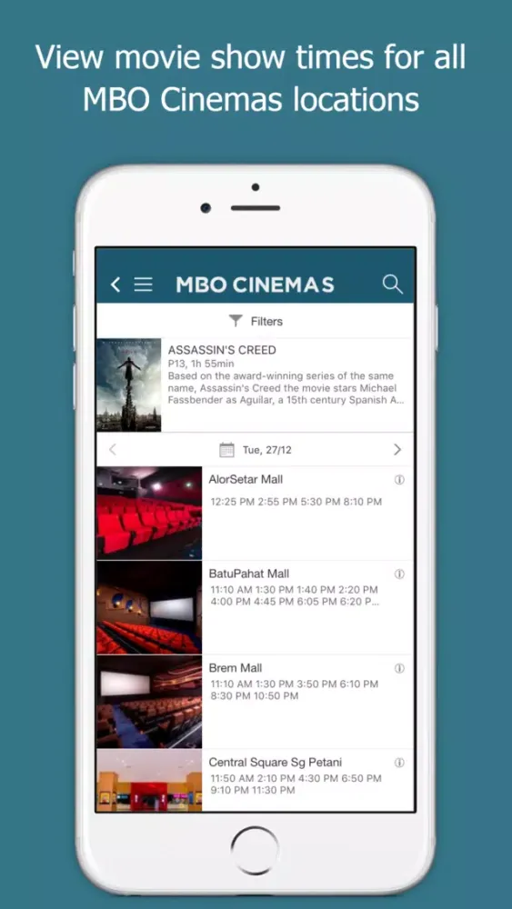 Ảnh chụp màn hình của MBO Cinemas