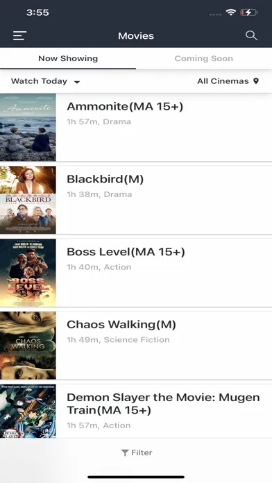 United Cinemas AU Screenshots