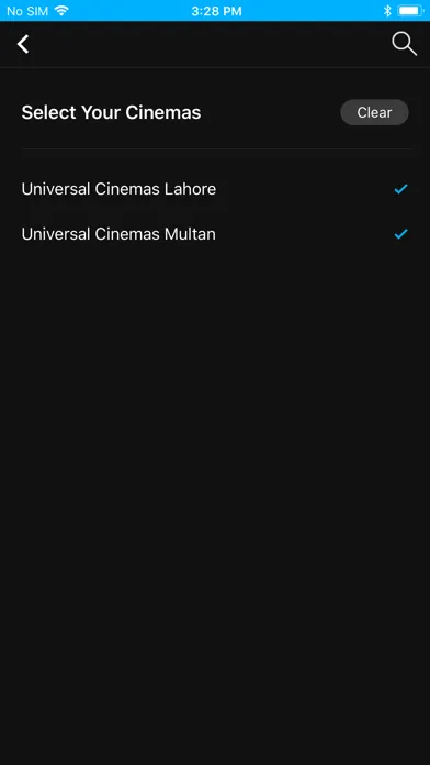 Universal Cinemas 스크린샷