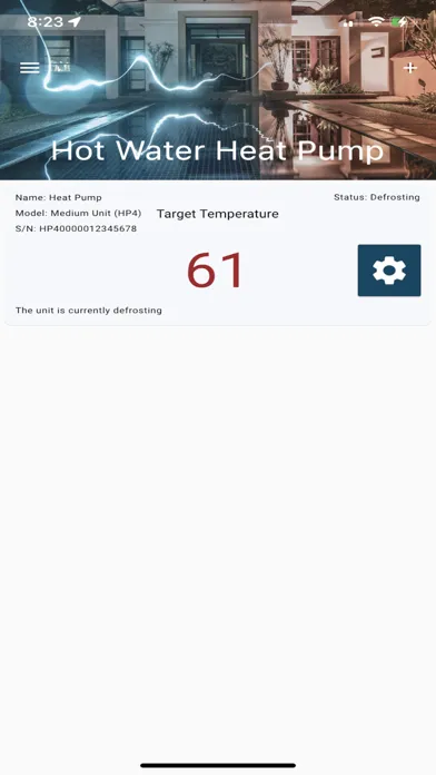 Capturas de pantalla de Hot Water Heat Pump