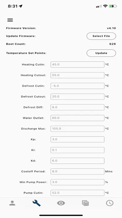 Capturas de pantalla de Hot Water Heat Pump