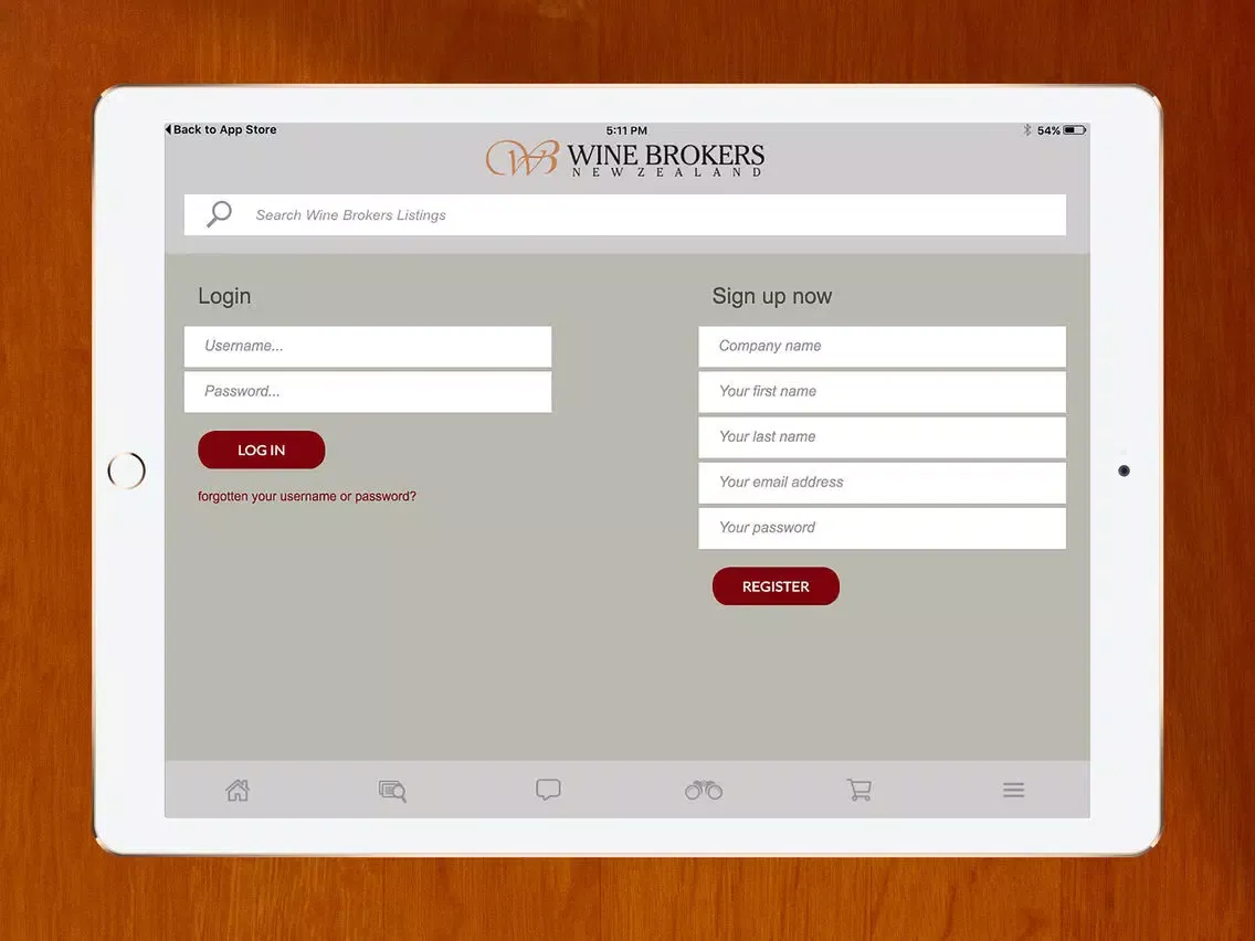 Wine Brokers New Zealand iPad 应用截图