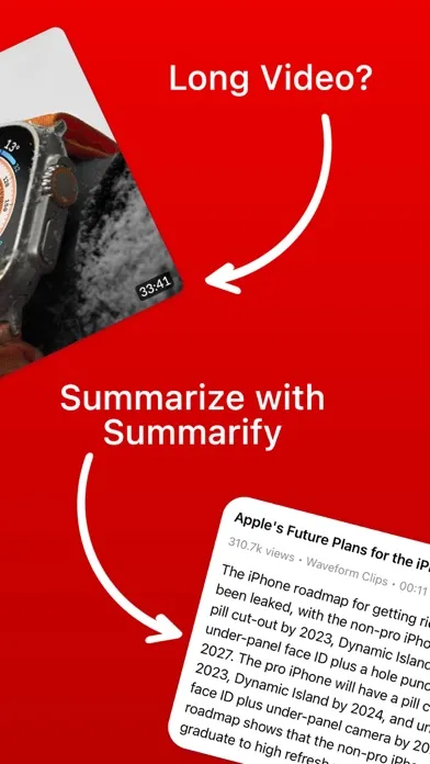 Summarify: AI For YouTube Ekran Görüntüleri