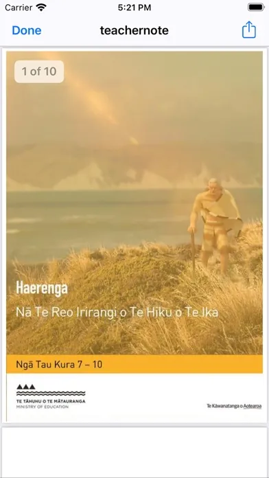 Zrzuty ekranu Te Haerenga ā Tōhē