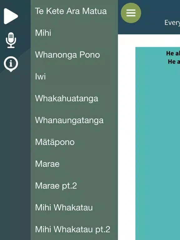 Te Kete Ara Matua iPad  Ekran Görüntüleri