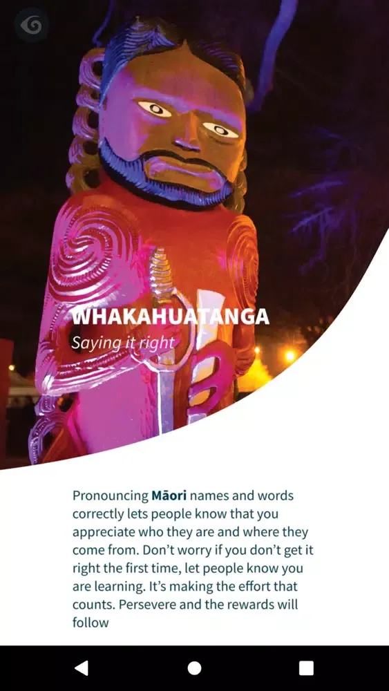 ภาพหน้าจอของ Te Kupenga