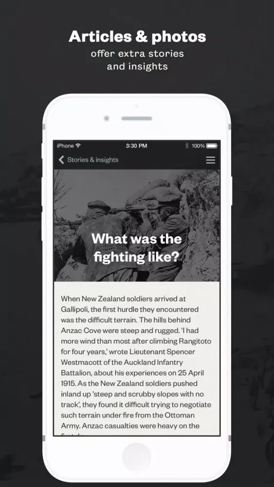 Ngā Tapuwae Gallipoli应用截图