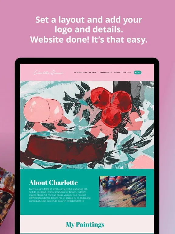 Shock Instant Websites iPad  स्क्रीनशॉट