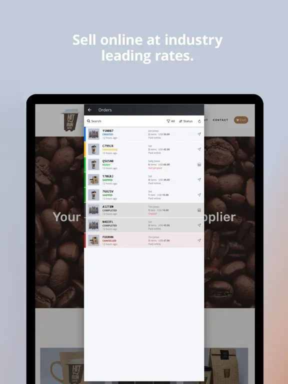 Shock Instant Websites iPad  स्क्रीनशॉट