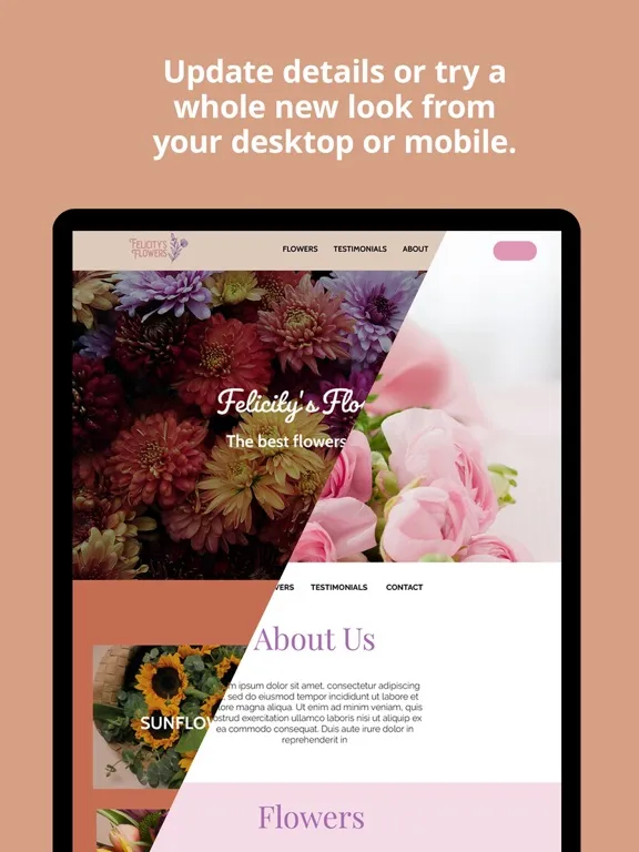 Shock Instant Websites iPad  स्क्रीनशॉट