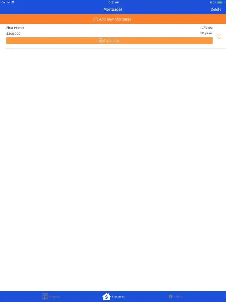 Ảnh chụp màn hình của Revolving Credit Calculator iPad 