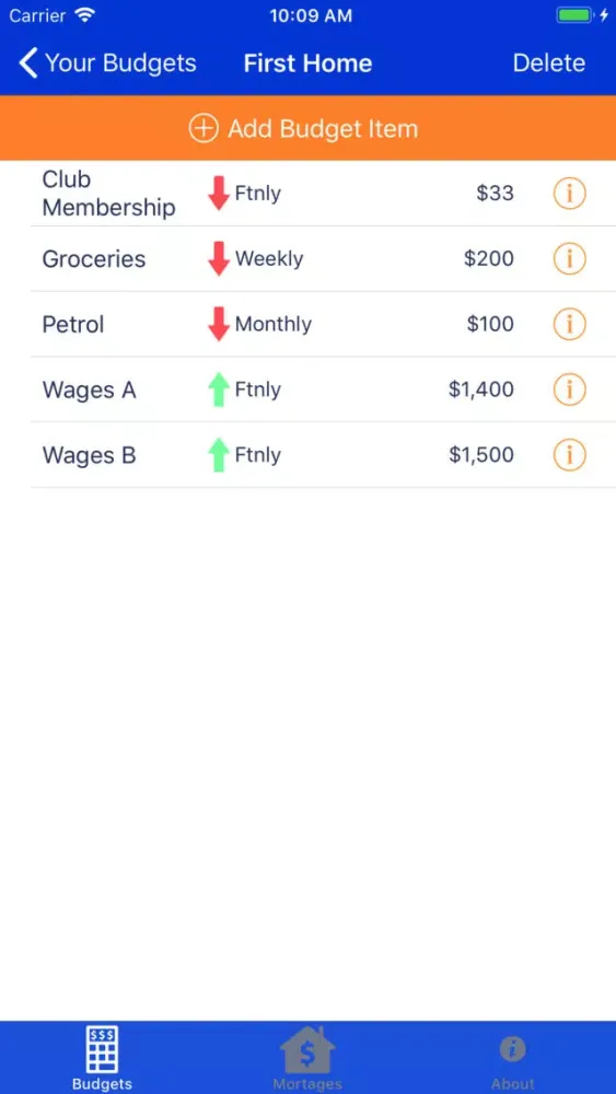 Ảnh chụp màn hình của Revolving Credit Calculator