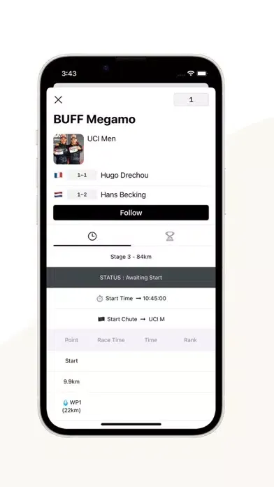 Screenshot di The Race : Event App
