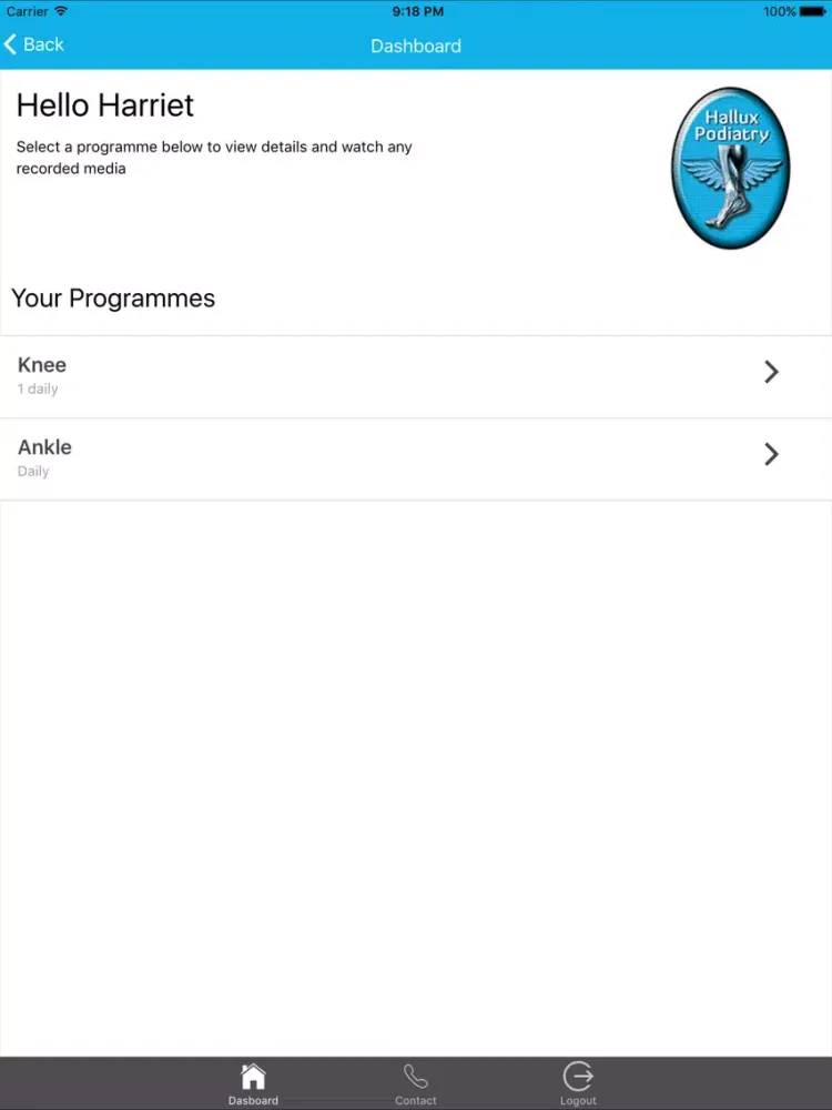Hallux Podiatry iPad  স্ক্রিনশট