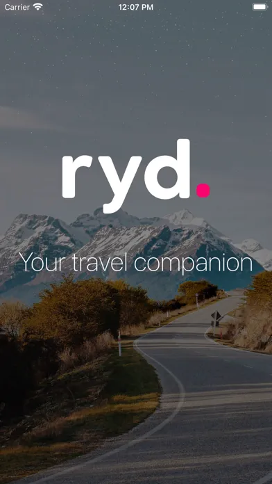 Tangkapan skrin Ryd