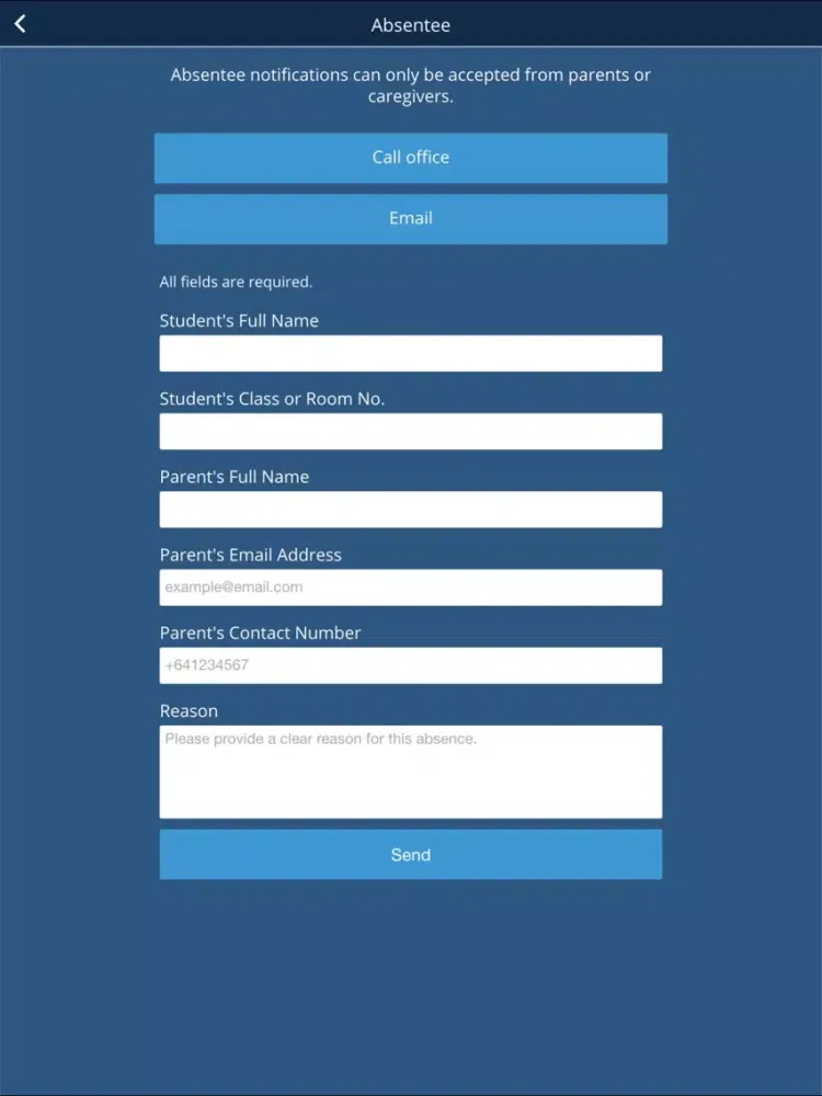 Hilltop School iPad  स्क्रीनशॉट