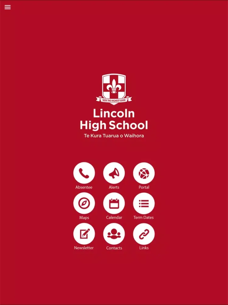 Zrzuty ekranu Lincoln High NZ iPad 