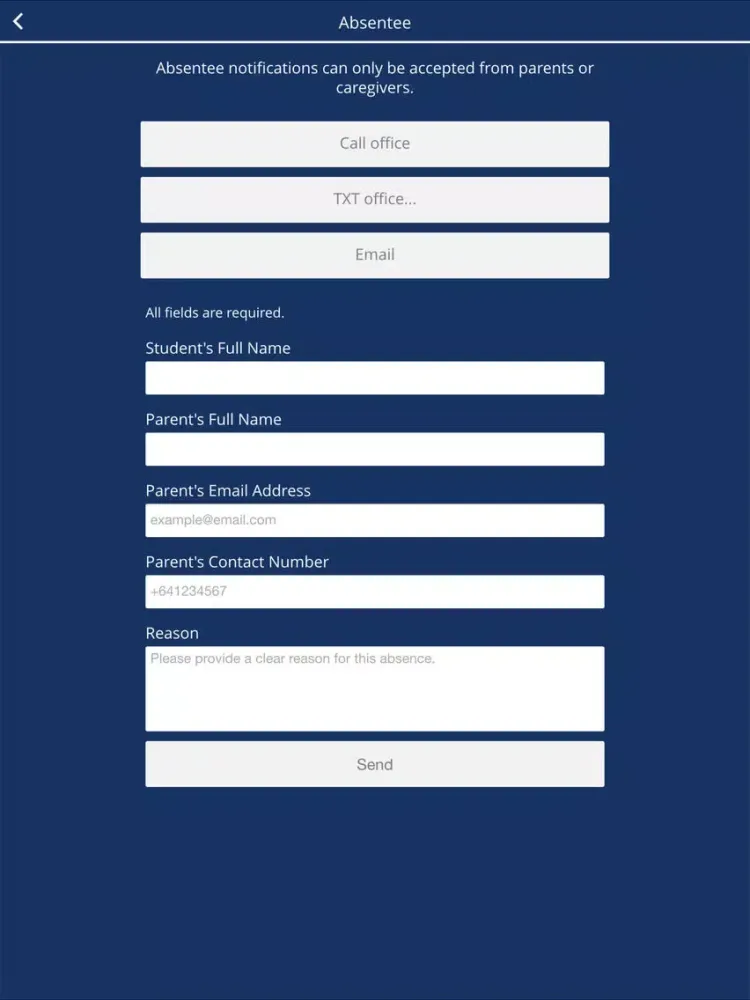 Napier Girls' High School iPad  Screenshots