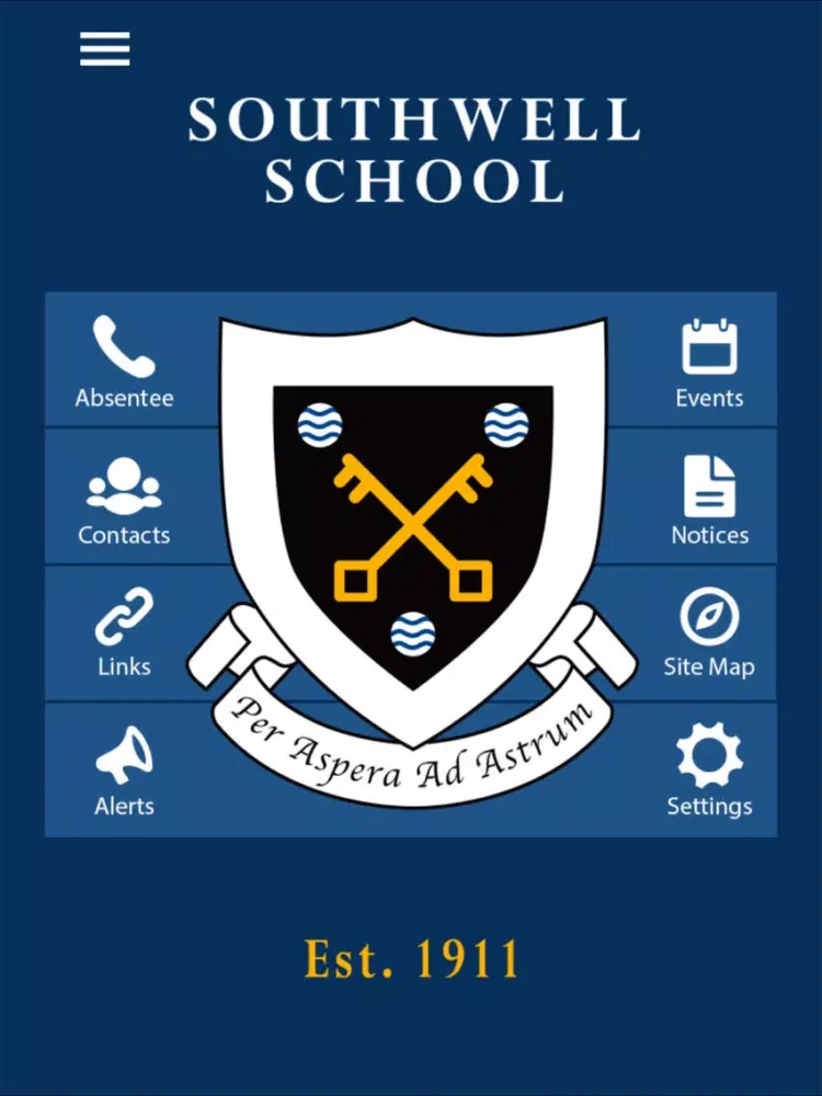 Zrzuty ekranu Southwell School iPad 