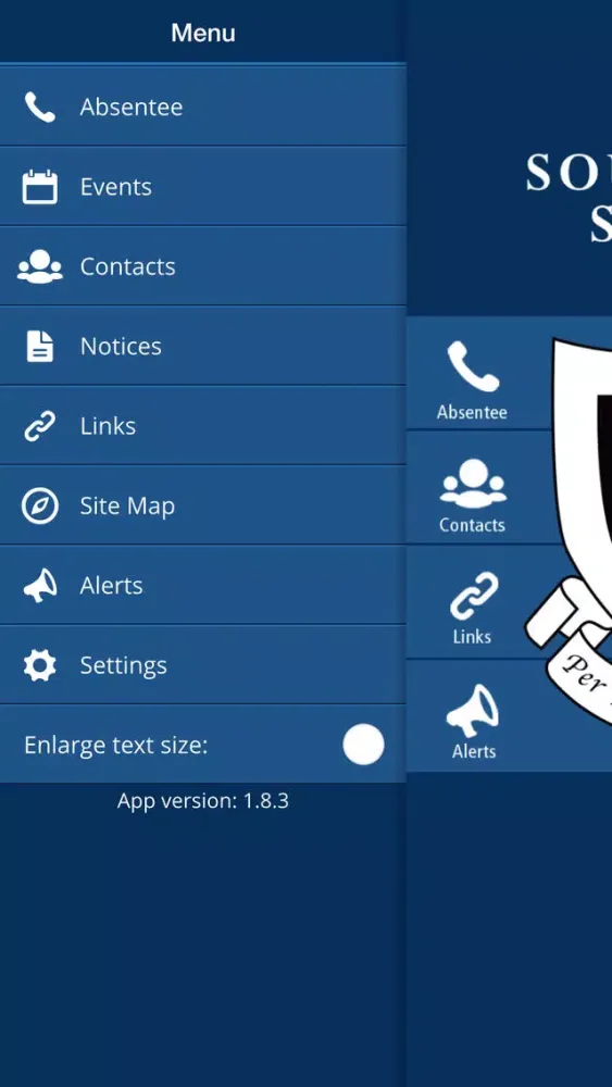 Zrzuty ekranu Southwell School