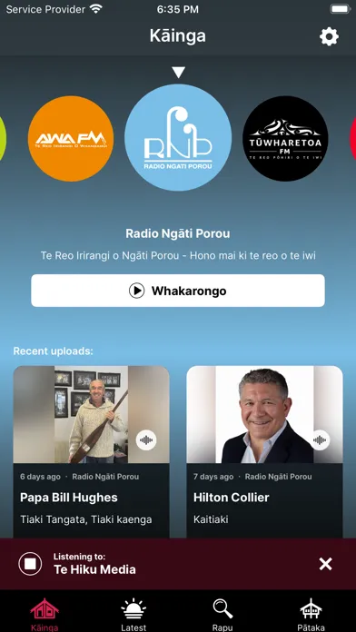 Te Whare Kōrero Screenshots