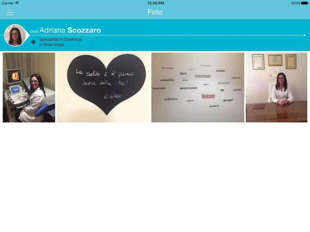 Dr Adriana Scozzaro • OB Doctor iPad  سکرین شاٹس