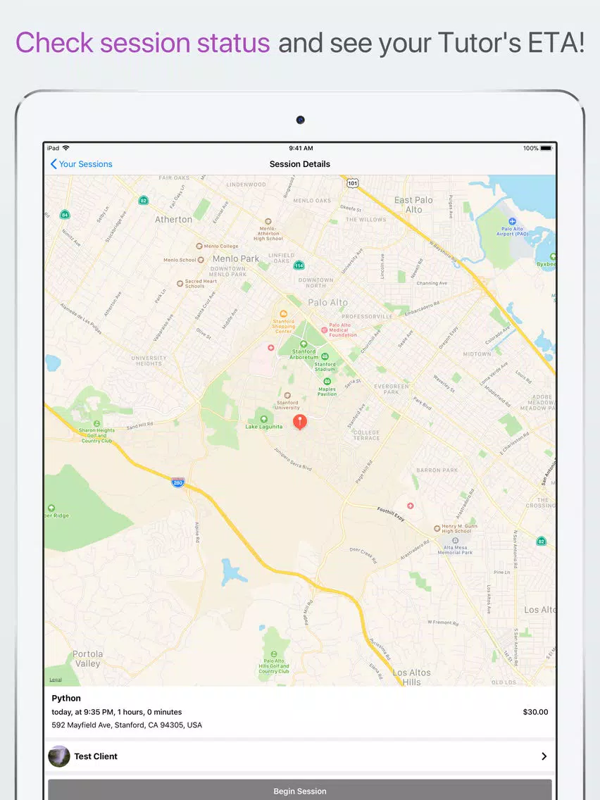 Screenshot di Peerly On-Demand Tutoring iPad 