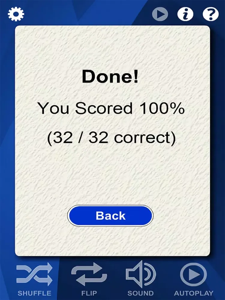 Captures d'écran de Oboe Flash Cards iPad 
