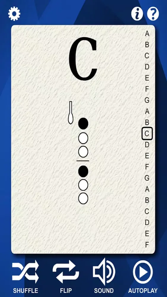 Captures d'écran de Oboe Flash Cards