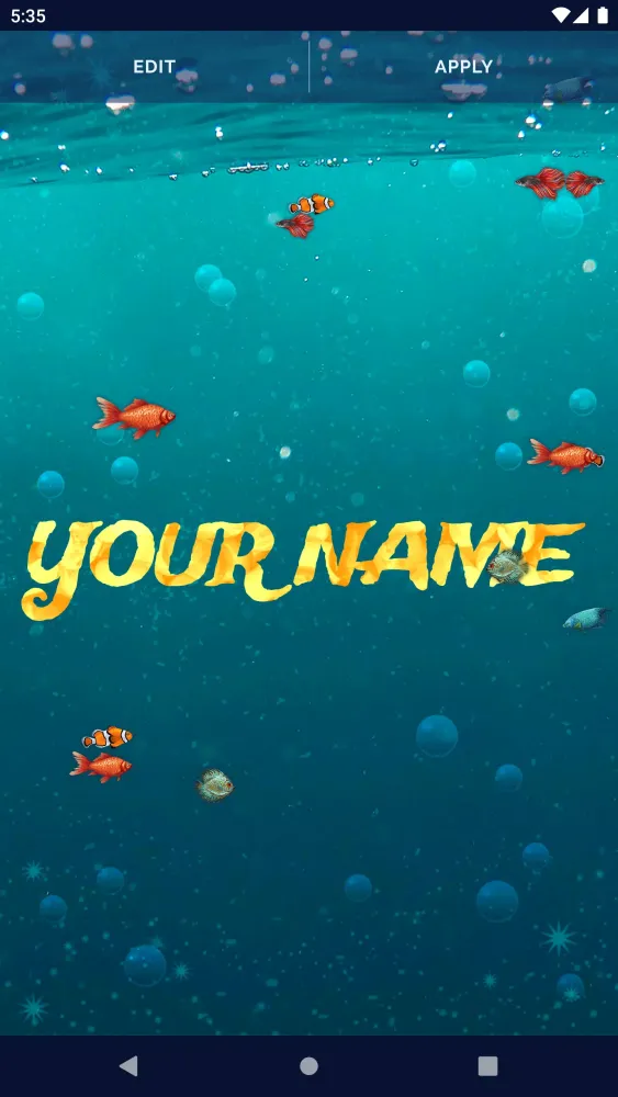 Capturas de tela do Ocean Fish Live Wallpaper 4K