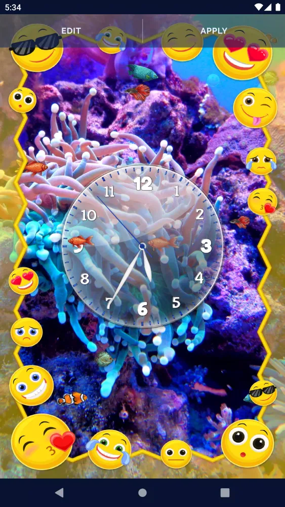 Capturas de tela do Ocean Fish Live Wallpaper 4K