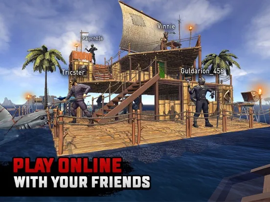 Capturas de tela do Raft® Survival: Multiplayer iPad 