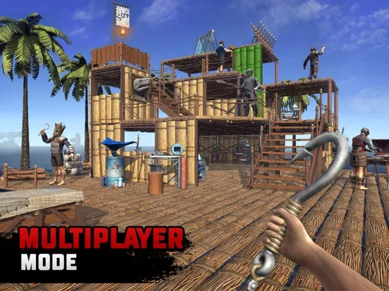 Capturas de tela do Raft® Survival: Multiplayer iPad 